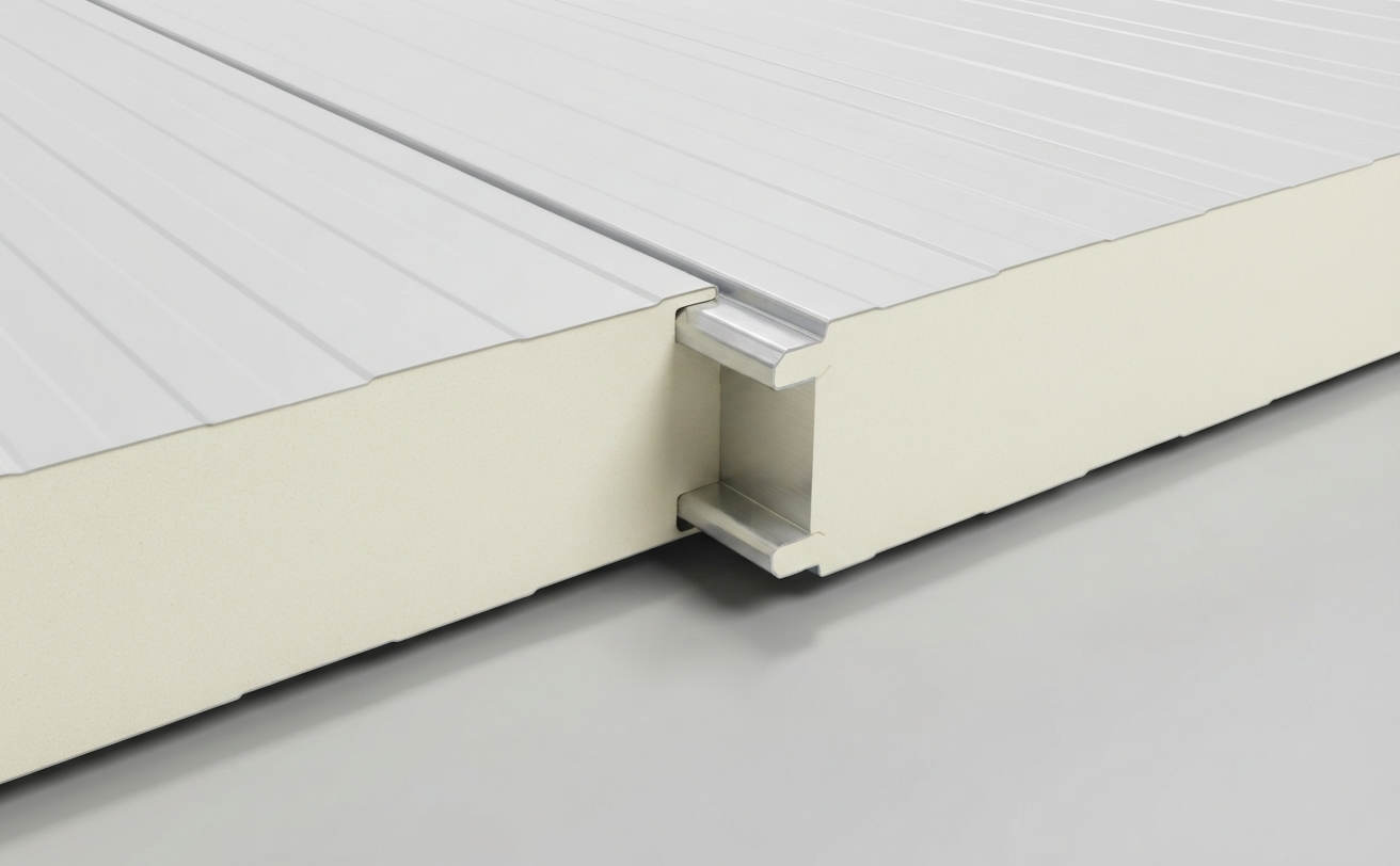 Eksantrik kilitli panel birleşim detayı
